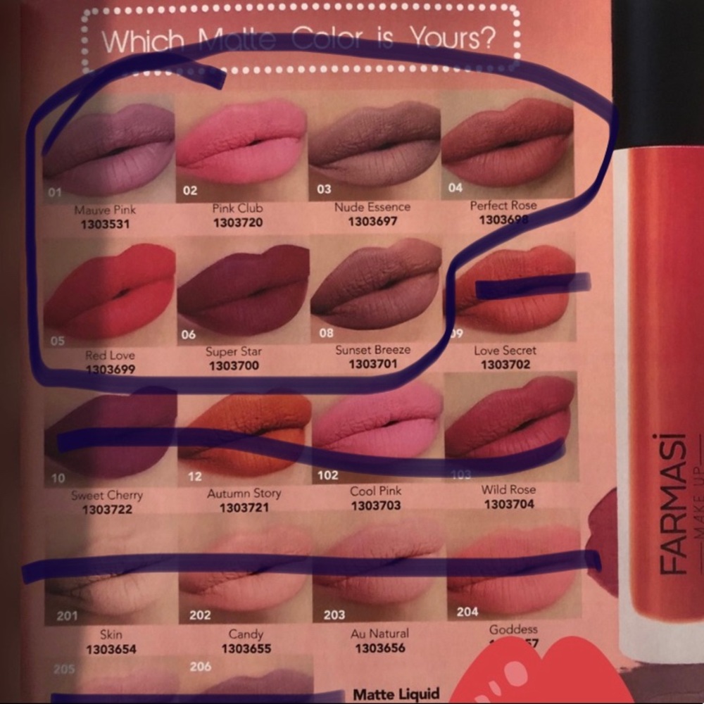 farmasi vfx pro matte liquid lipstick